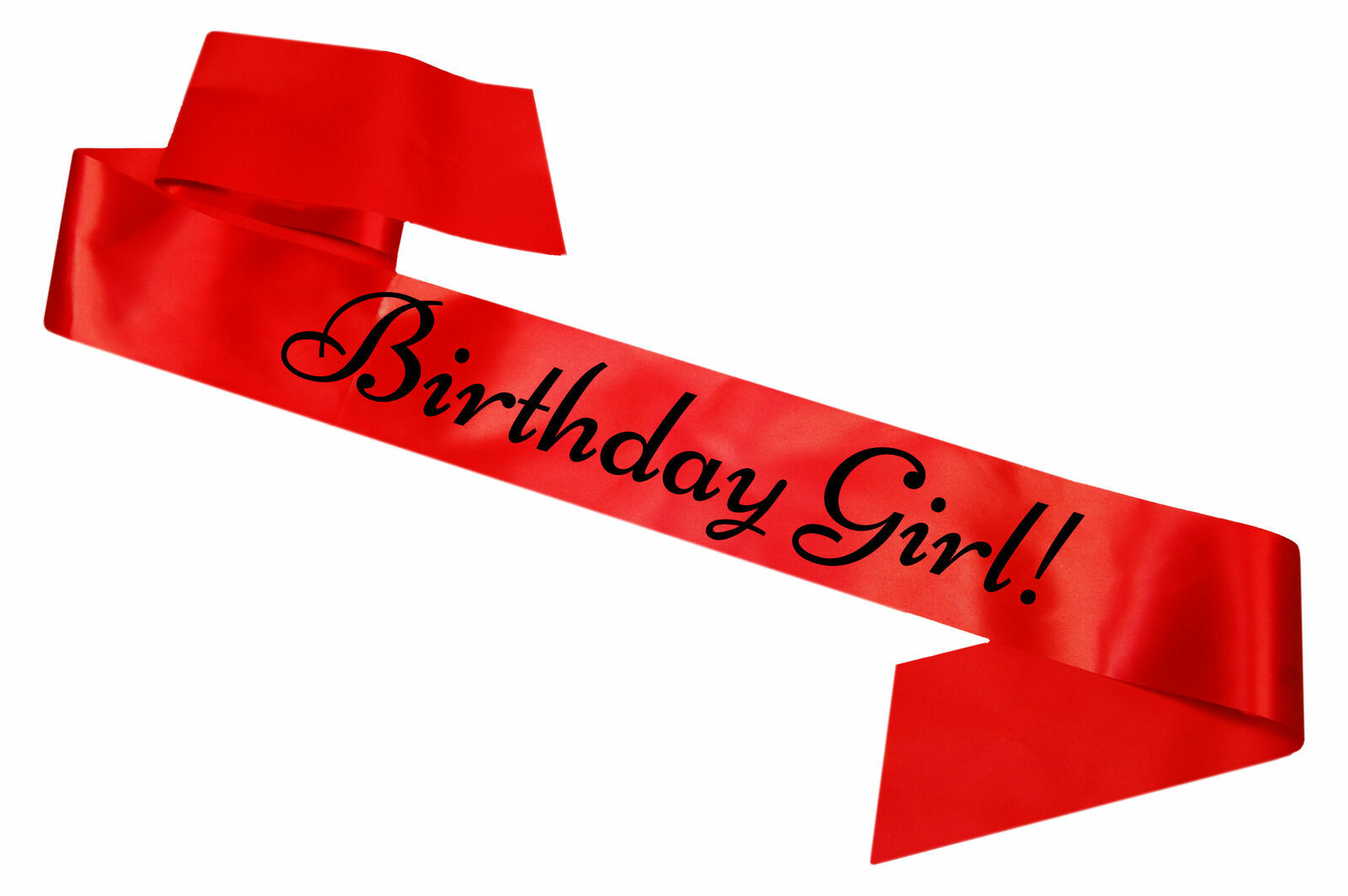 Red Birthday Girl Sash Party Sashes Celebration Sweet Sixteen Gift Present