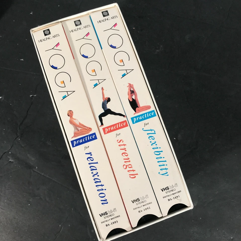 YOGA JOURNAL 3 VHS BOX SET HEALING ARTS FLEXIBILITY STRENGTH RELAXATION  - Image 2 of 4