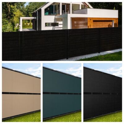 3, 4, 5,6,8 FT Tall Privacy Fence Screen Garden Yard Windscreen Mesh Shade Cover