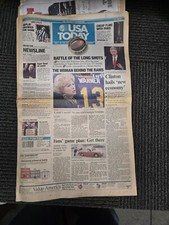 2000 January 28-30 USA TODAY NEWSPAPER - Battle of the Long Shots ---25
