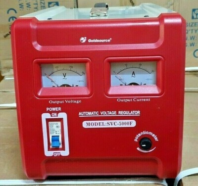 TRANSFORMATOR 220V 110V UND STROMSTABILISATOR ZU SERVOMOTOR 5000VA