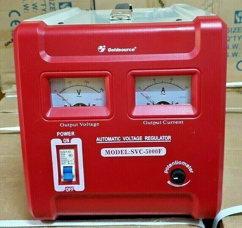 TRANSFORMADOR 220V 110V Y ESTABILIZADOR DE CORRIENTE A SERVOMOTOR 5000VA