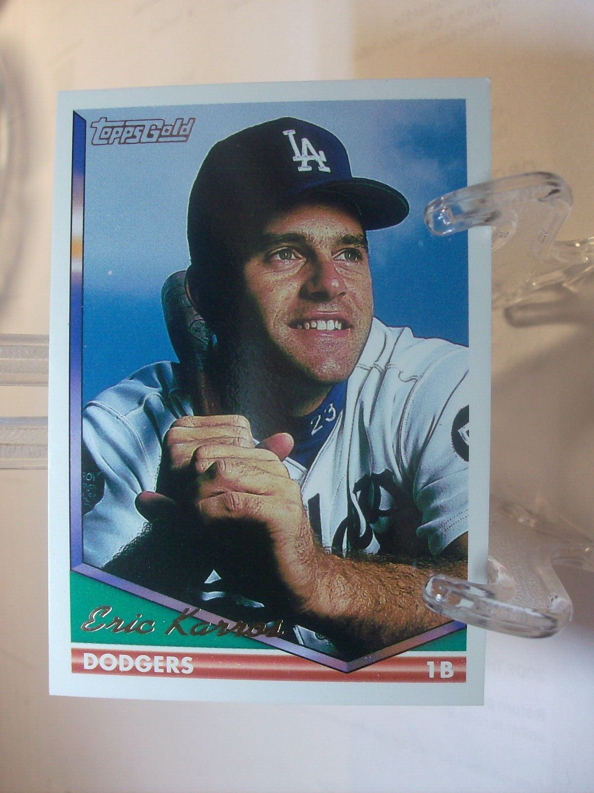1994 Topps Gold #115 - Eric Karros - Los Angeles Dodgers  94-366