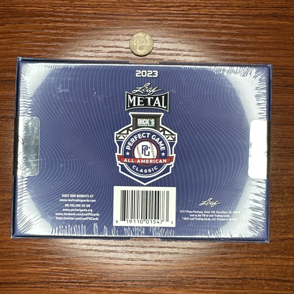 2023 LEAF METAL PERFECT GAME BASEBALL All American Classic Sealed Hobby Box !!!! - Image 2 of 4