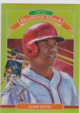 2020 Panini Donruss Optic Juan Soto Lime Green Diamond Kings #23 Free Shipping!