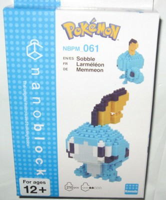 Kawada 061 Nanoblock Pokemon Sobble Micro Sized Building Block 210 Pcs New Nib Ebay