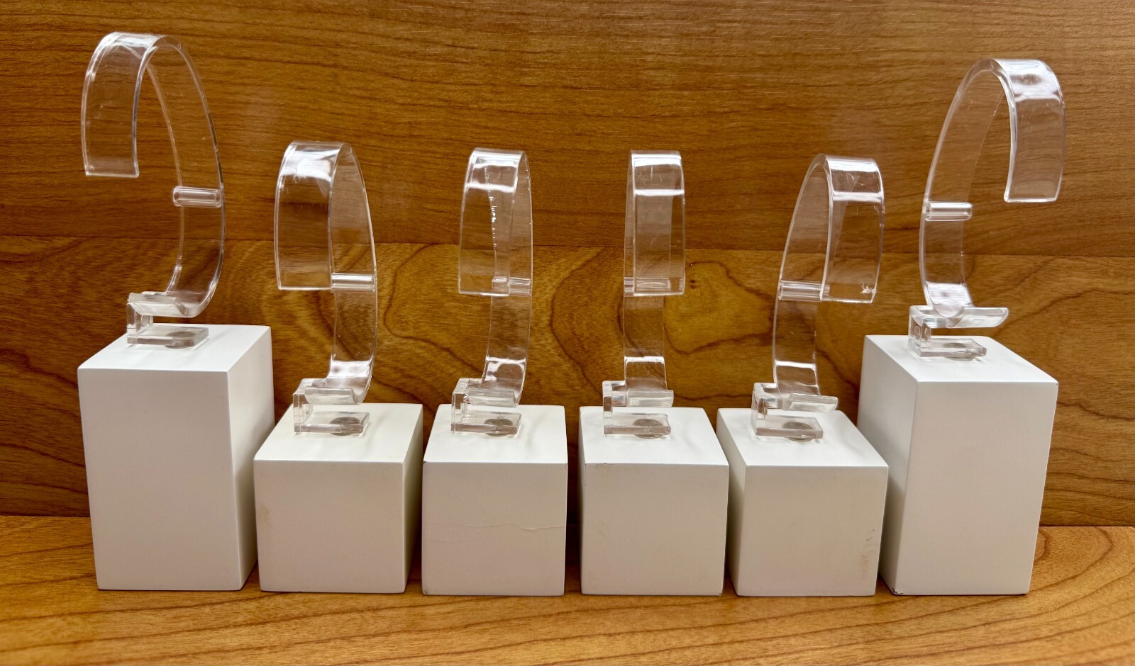 ✅ USED ORIGINAL PUMA STORE WATCH HOLDER DISPLAY STAND PEDESTAL - SET OF 6 - RARE