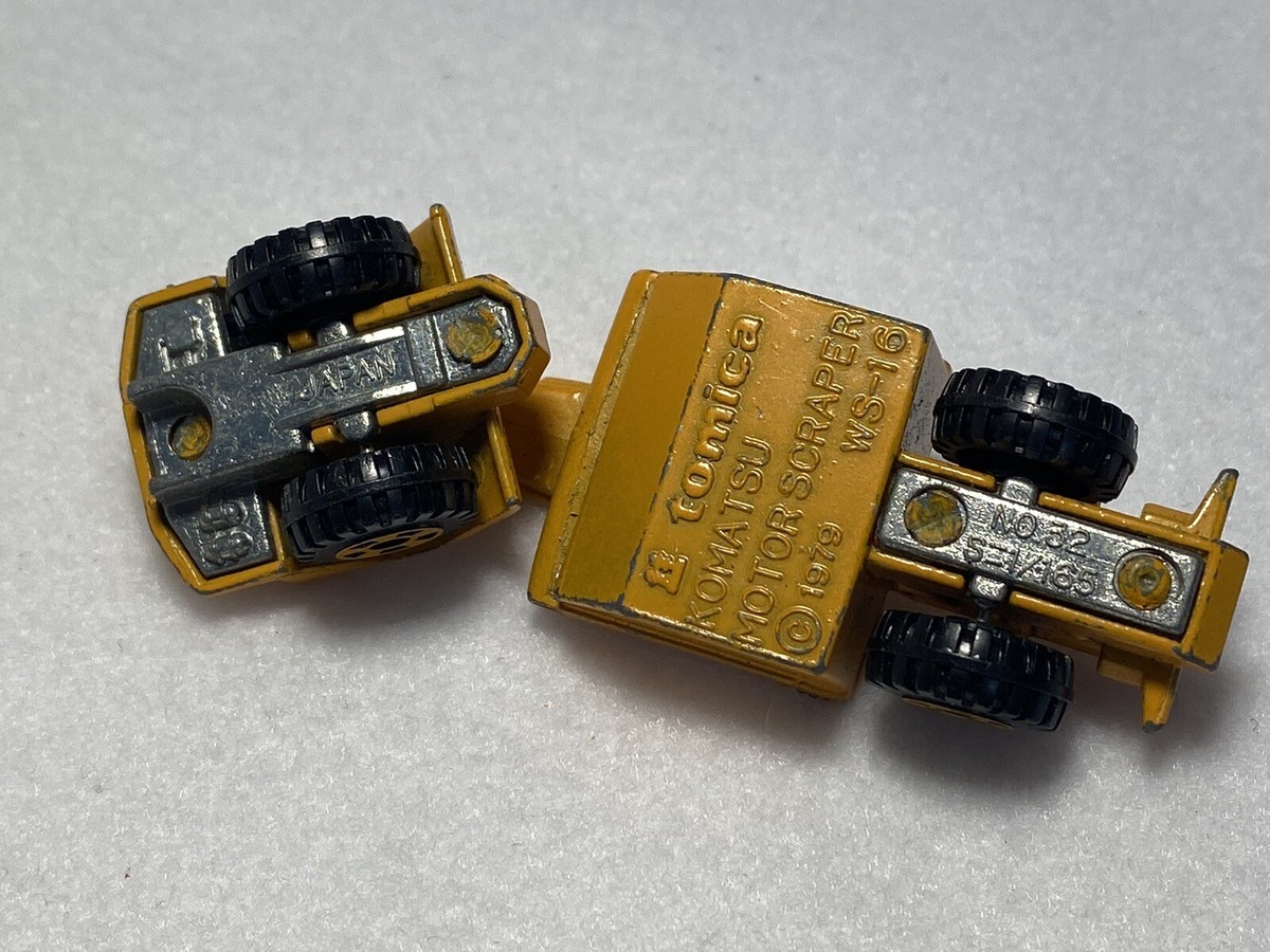 1979 WS-16 Tomica Komatsu Motor Scraper Japan Loose | eBay