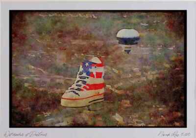 528078 Converse Stiefel Ballon über Bristol, Luftaufnahme Aquarellbild Ltd