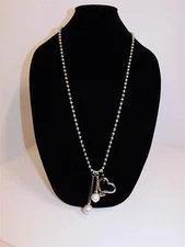UNOde50 Tea in Istanbul Pearl Long Pull Chain Necklace current