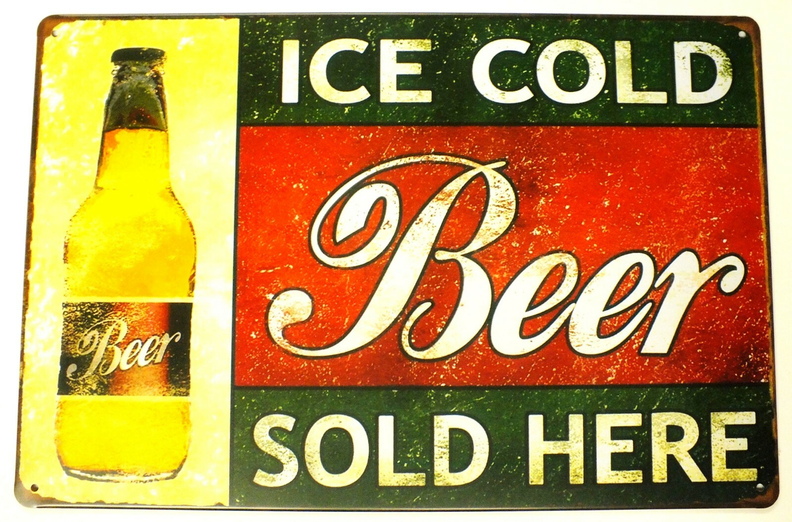 Ice Cold Beer Sold Here Wall Door Sign Plaque 30 x 20 cm | eBay
