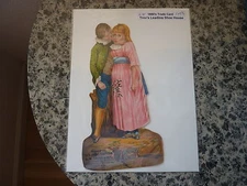 Trade Card. Circa: 1880s.  Troy’s Leading Shoe House. Unusually large size.