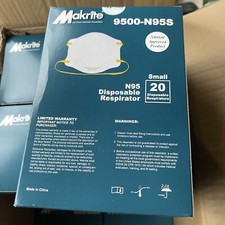 N95 Face Masks - MAKRITE 9500N95 N95 Particulate Respirator - (12 boxes of 20ct)