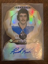 2020-21 SP Legends Gold Decagons Auto Rick Kehoe