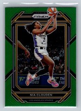 2023 Panini Prizm WNBA Nia Clouden #18 Green Los Angeles Sparks