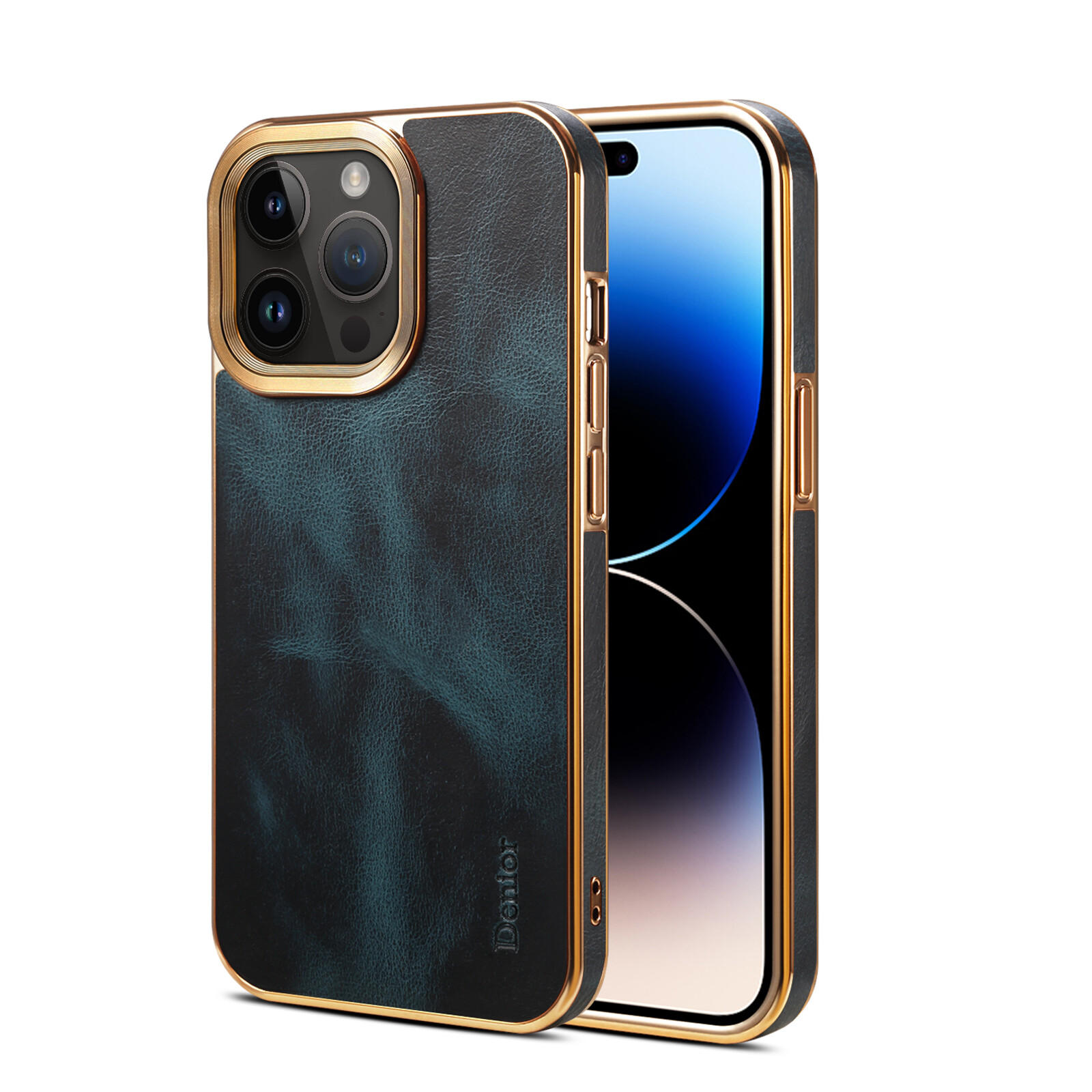 Luxury Leather plating shockproof Back case For iphone 15 14 13 12 Pro max Plus
