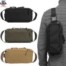 Tactical EDC Sling Chest Waist Bag Shoulder Pack Molle Military Ulitily Handbag
