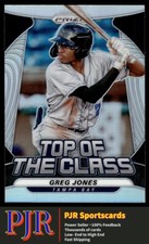 Greg Jones 2020 Panini Prizm #TOC-22 Rays Top of The Class Silver Prizm