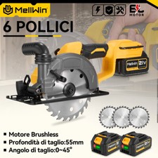 150mm Sega Circolare Elettrica Batteria Senza Spazzole Per Legno Regolabile