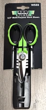Vim Tools 5-1/2" stainless Steel Work Shears, Multi-Purpose Cutters #WS55
