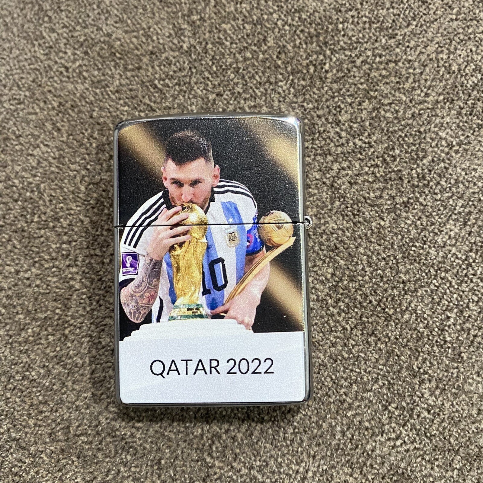 Zippo Lighter Fluid Leo Messi Argentina Qatar 2022 World Cup FIFA eBay