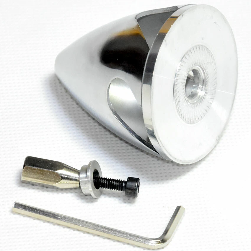 4 Bladed Aluminum Spinner 3.5in /89mm for nitro glow engine 4-blade propeller RC - Image 3 of 4