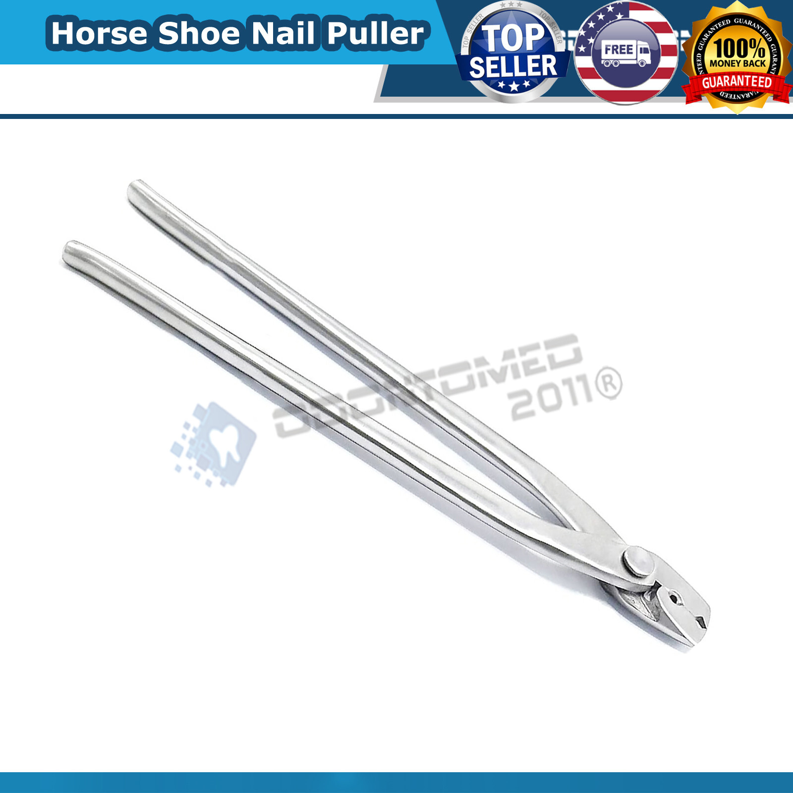 ODM Farrier Horse Shoe Nail Puller Farriers Tools 11" Horse Equipment