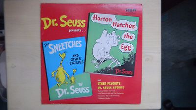 RCA Records DR. SEUSS presents HORTON HATCHES THE EGG LP 60s