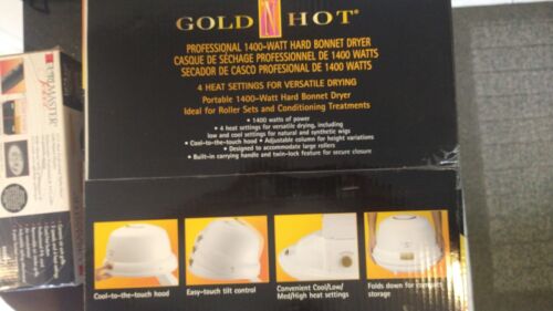 Gold n hot hard bonnet hair dryer - new in box - Picture 2 of 4