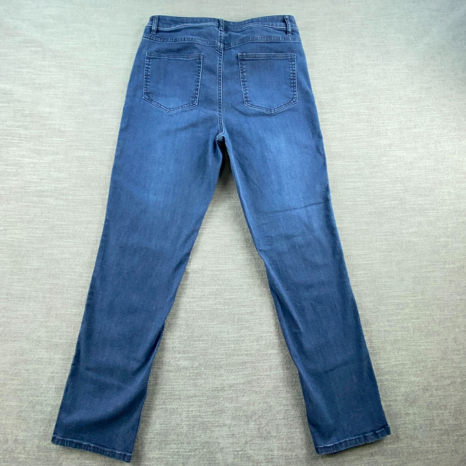 J Jill Womens Jeans Size 10 Smooth Fit Straight Leg High Rise Blue