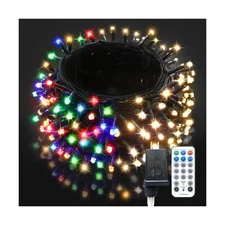 BlcTec Christmas Lights 300 LED 108FT Color Changing Christmas Tree Lights wi...