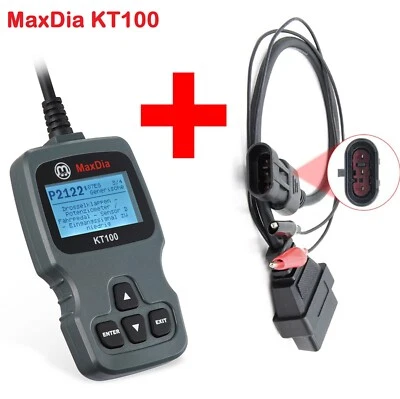 Piaggio Vespa Aprilia Moto Guzzi Malaguti 3 pin #18 e dispositivo diagnostico MaxDia KT100