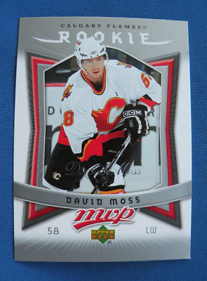 2007/08 UD MVP Hockey Silver Script R/C David Moss Calgary Flames #323