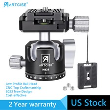 Low Profile Camera Tripod Ball Head, 28mm All Metal CNC Machining Panorama Ball