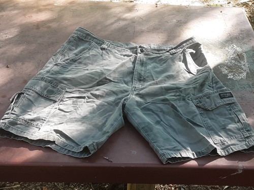 Wranglers Mens midnight forest Camouflage Cargo Shorts sz 36 - Imagen 2 de 10