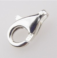 925 Sterling Silver Trigger Lobster 9x16mm Extra Large Clasps 6pcs 5301-8 925 Sterling Silver Trigger Lobster 9x16mm Extra Large Clasps 6pcs 5301-8