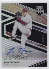 2020 Elite Extra Edition Prime Numbers B Signatures /51 Levi Thomas Auto 03bh
