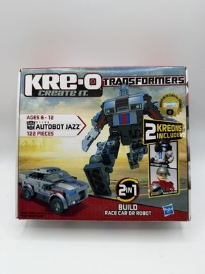 Hasbro KRE-O Create It Transformers Autobot Jazz 2-in-1 Race Car or Robot Build