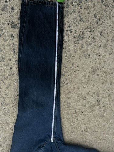 Jean homme Levi's 505 coupe régulière, taille 35x31 étiquette 36x32 bleu denim délavé moyen - Photo 23/24