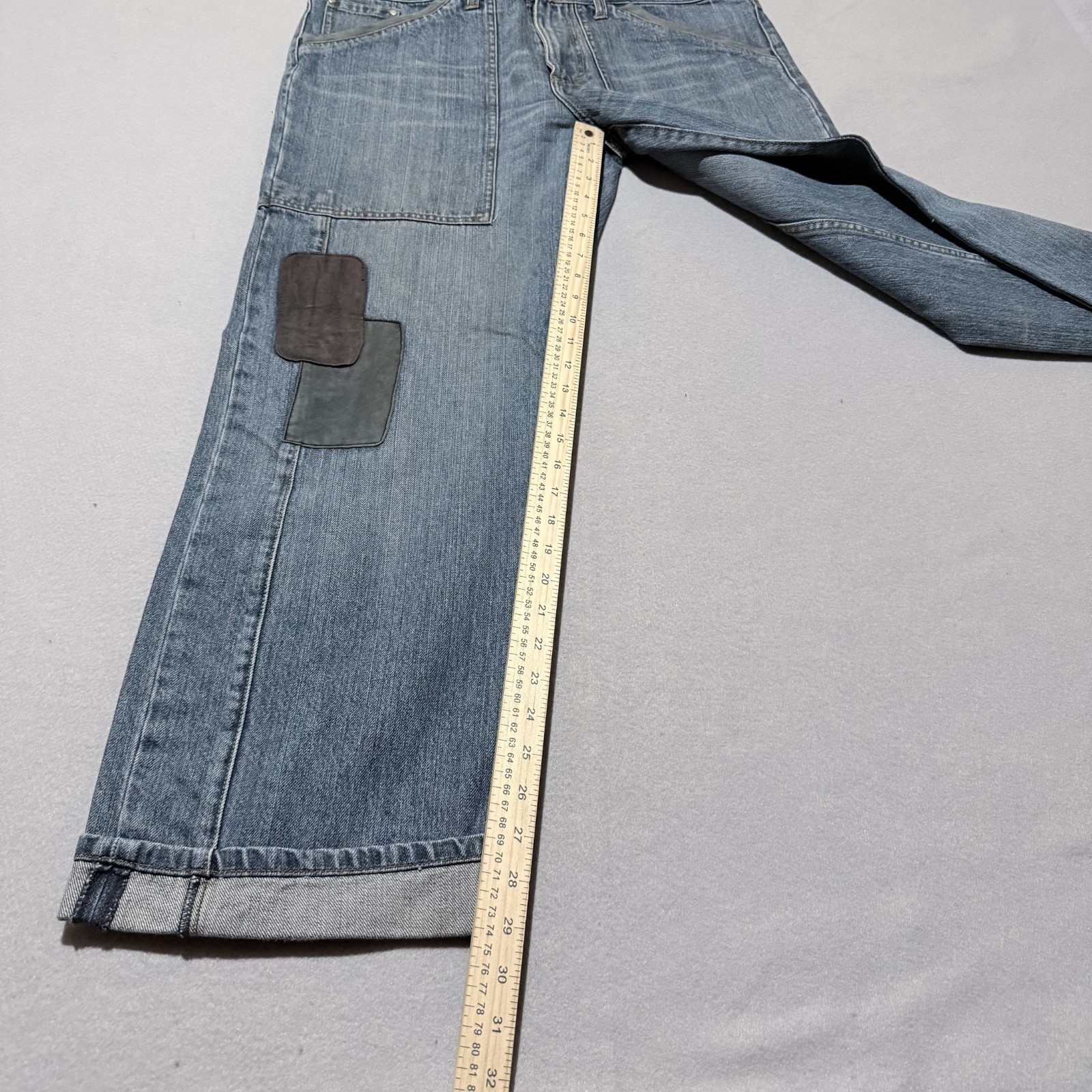 Armani Exchange Patchwork Carpenter Jeans Men's B… - image 12