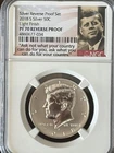 2018 Silver Reverse PF70 Proof Ngc Kennedy Half Dollar