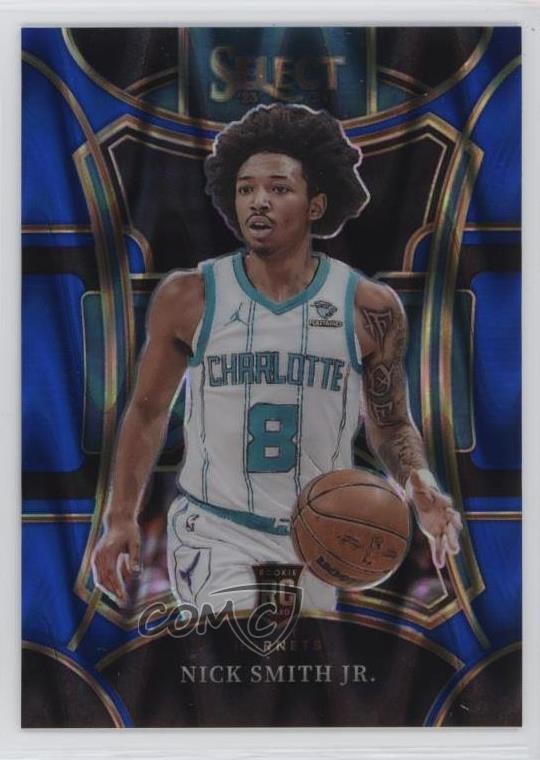 2023 Panini Select Blue Tectonic Prizm 76/99 Nick Smith Jr #310 Rookie RC 1p66