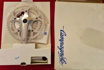 Campagnolo Olympus MTB / ATB Kurbeln, inkl. Kettenblätter, 24/36/46, 175mm, NOS - Bild 1 von 4