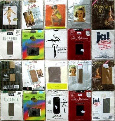 10 x STRUMPFHOSEN - TIGHTS - KUNERT - ELBEO - HUDSON - VINTAGE - OVP - GR. 40-42