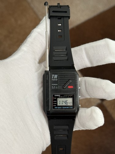 Rare Vintage Casio TM-100 Voice Transmitter Antenna Watch Module 661 JDM 1980s - Bild 1 von 10
