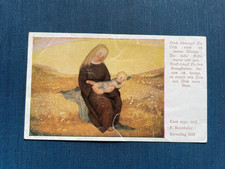 Heiligenbildchen REINTHALER * Muttergottes Maria Jesuskind auf der Wiese