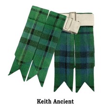 Men's Scottish Keith Ancient Tartan Kilt Flashes