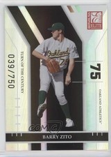 2004 Donruss Elite Turn of the Century 39/750 Barry Zito #54 fm0