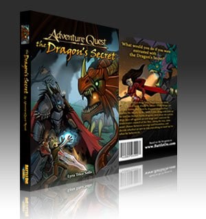 Adventure Quest the Dragon's Secret - paperback Lyra Trice Solis