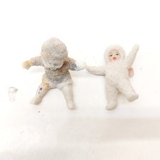 x-97171	Ersatzteile für Antike Porzellan Snowbaby L: ca. 60mm, alle beschädigt,
